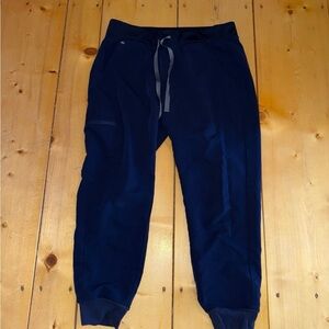 Figs Navy Blue Track Pants